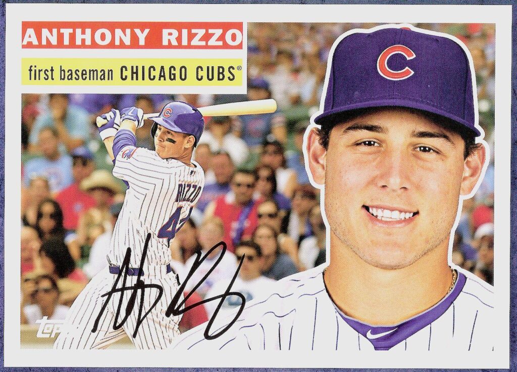 Cubs anthony rizzo autograph