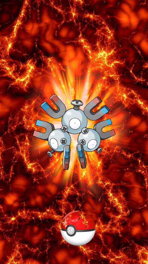 Fire Pokeball Magneton Rarecoil Magnemite