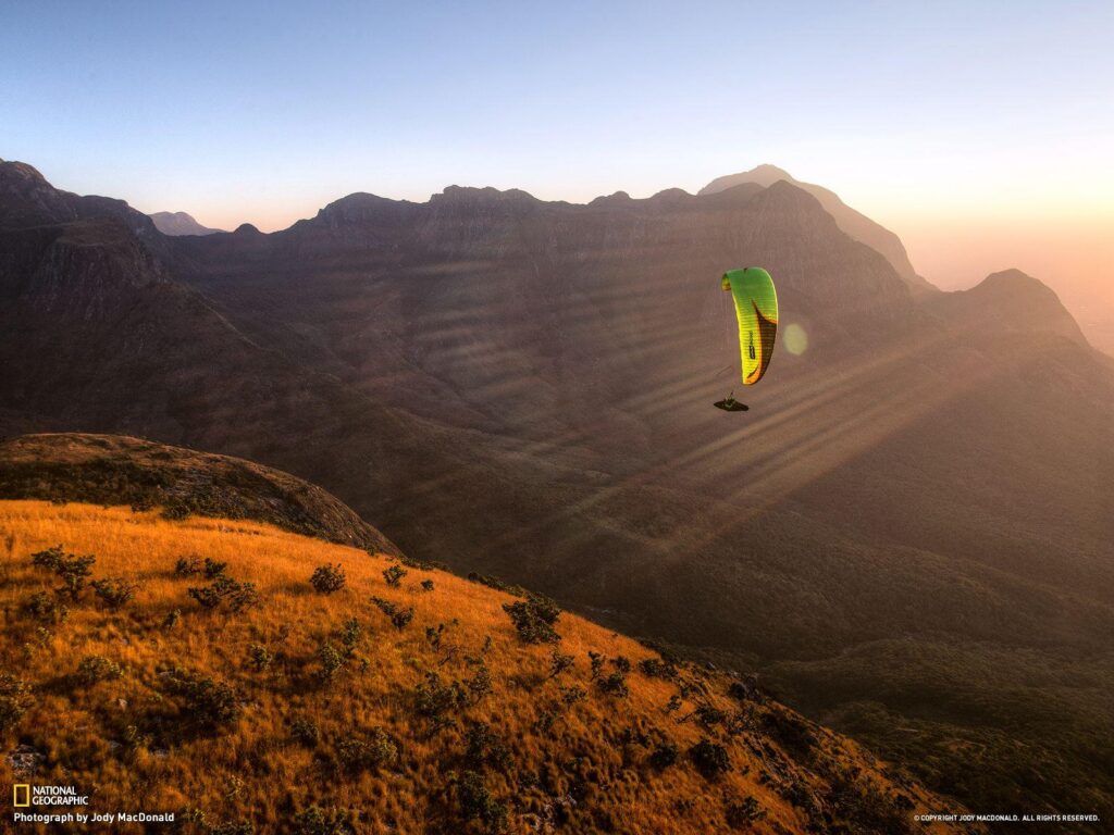 Paragliding in Malawi, Africa