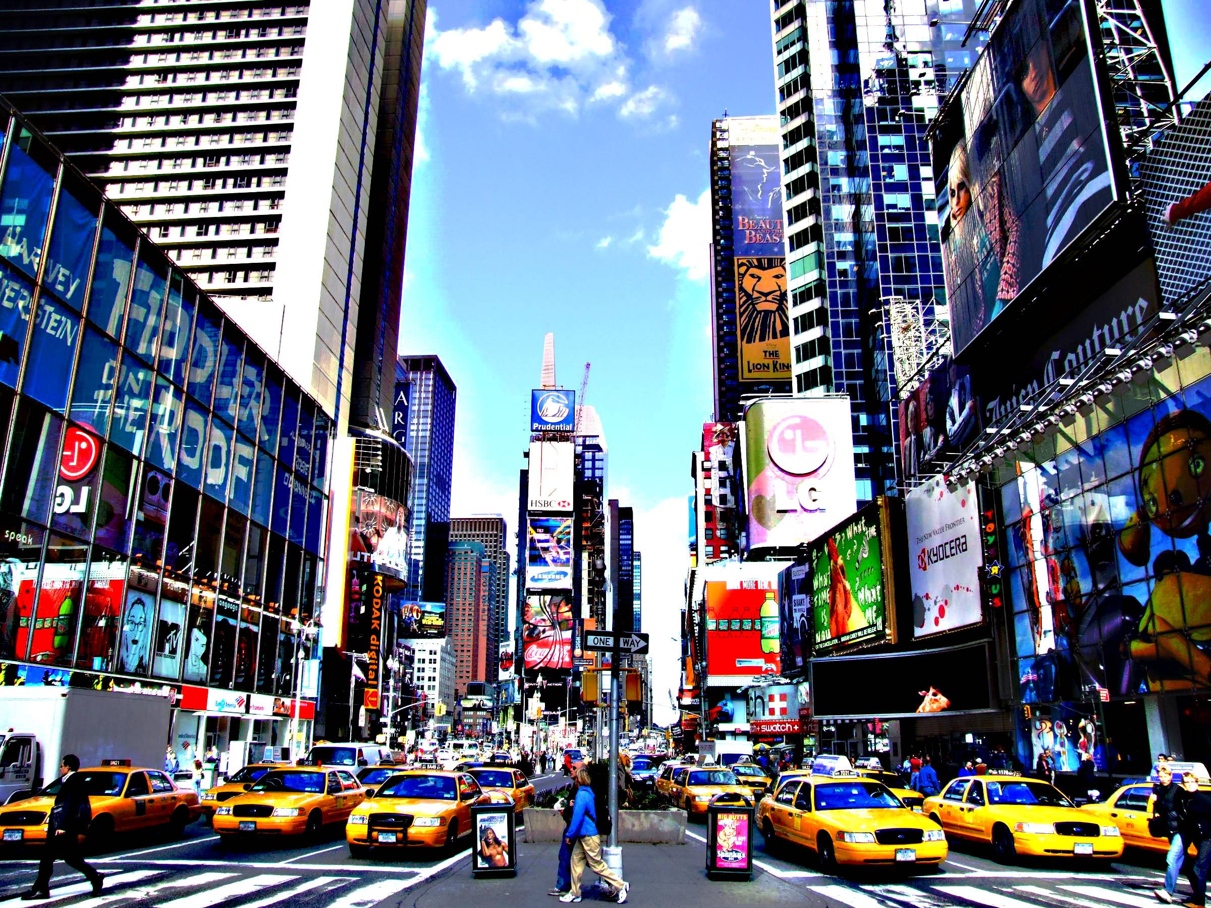 Times Square new york usa city cities traffic g wallpapers