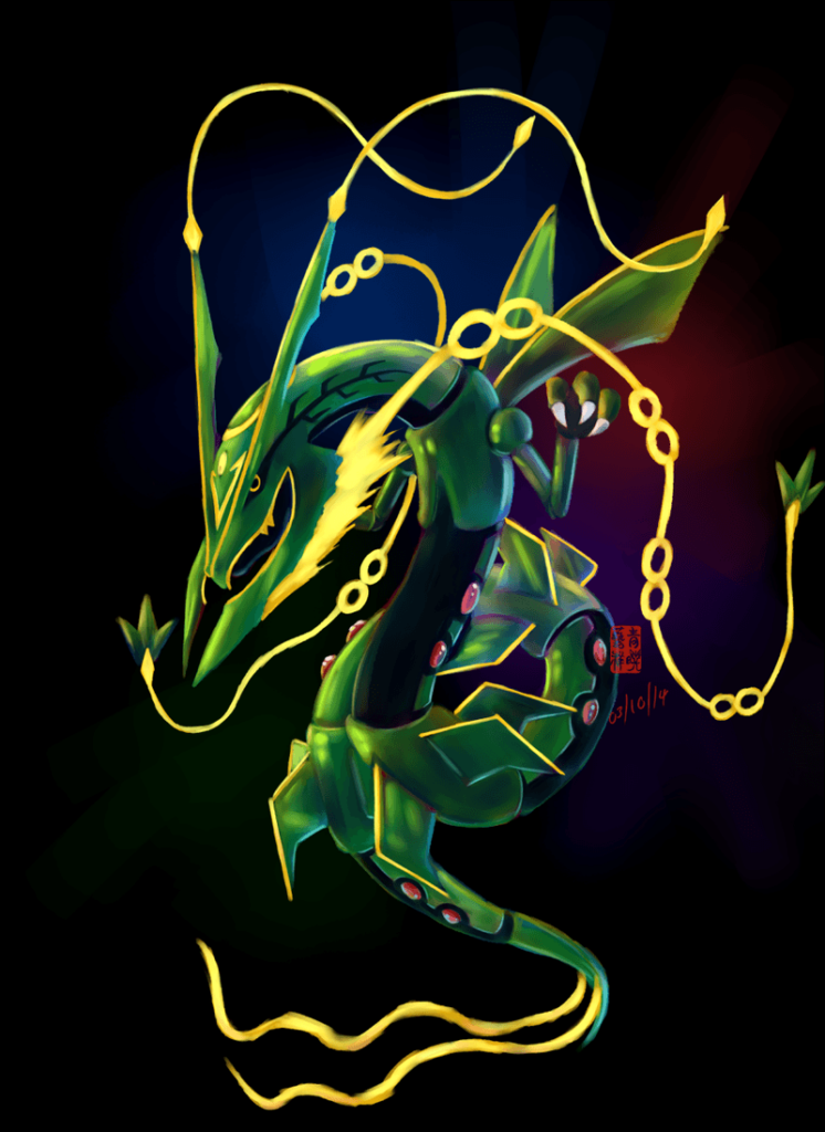 SP Mega Rayquaza The Last Airbender LOL by AoronQinG