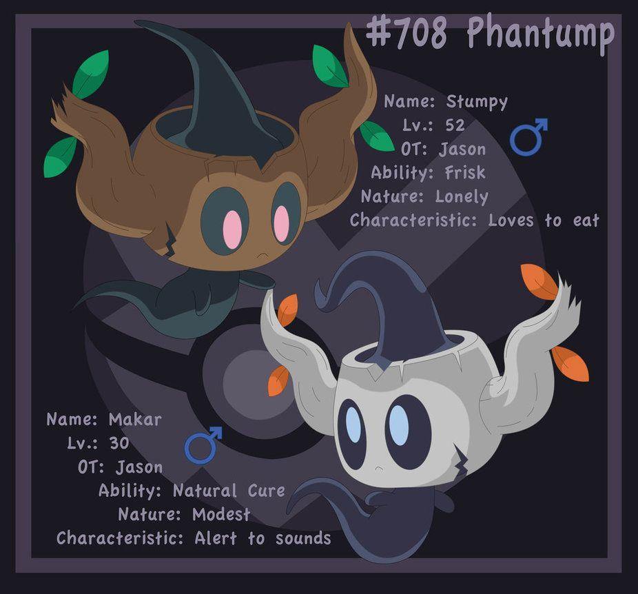 Phantump Favorite Ghost Pokemon by spd