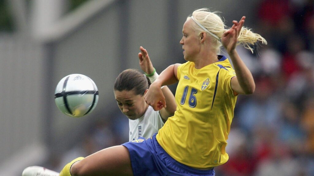 Caroline Seger Captain of the swedish National Team