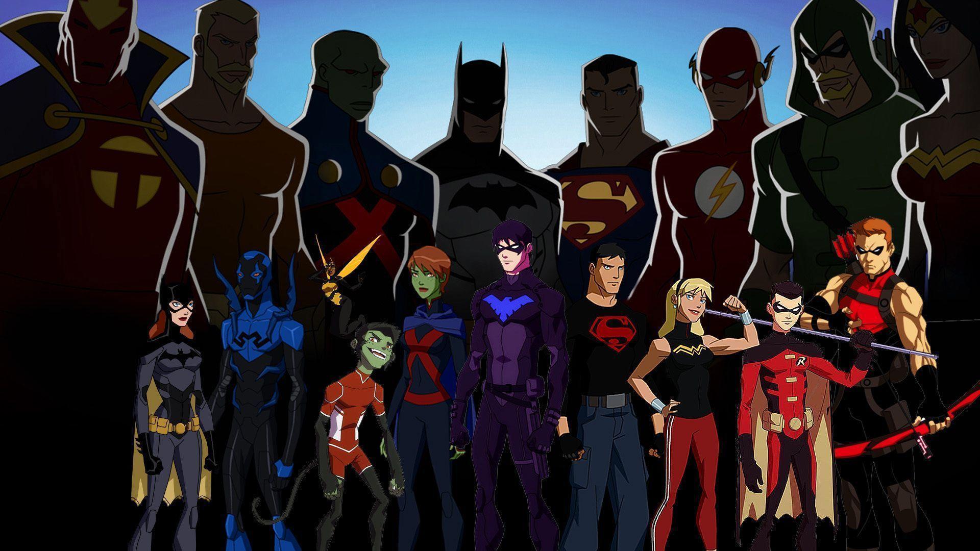 Young Justice League | Young Justice wallpapers and Wallpaper