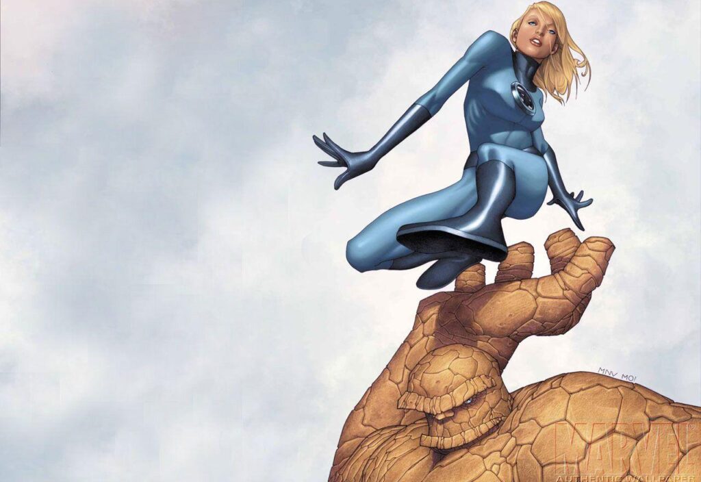 Invisible Woman Thing Marvel Comics Invisible Woman,thing Marvel