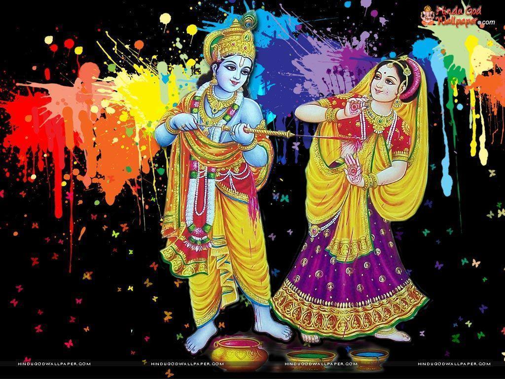 Radha Krishna Holi Wallpapers, Play Holi Wallpaper, Photos Download