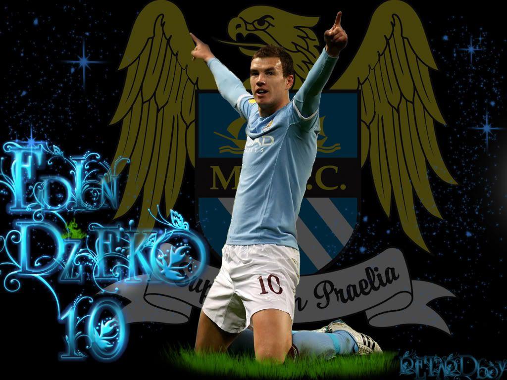 Edin dzeko manchester city fc soccer wallpapers Wallpaper