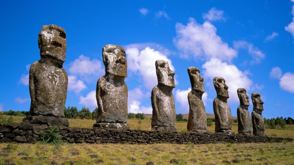 Landscape easter island wallpapers and backgrounds