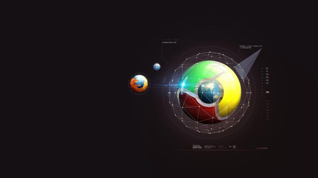 Firefox и Google chrome wallpapers and Wallpaper