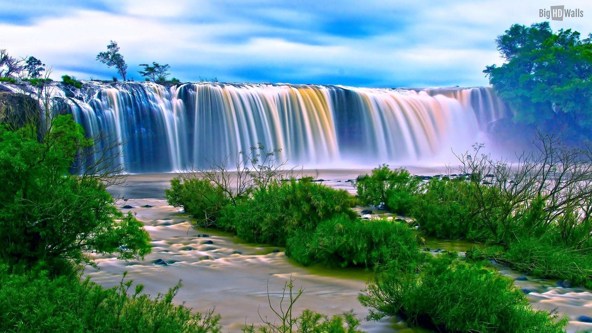 Dray Nur Waterfall in Vietnam 2K Wallpapers