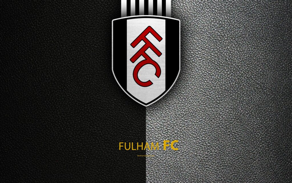 Download wallpapers Fulham FC, K, English football club, logo