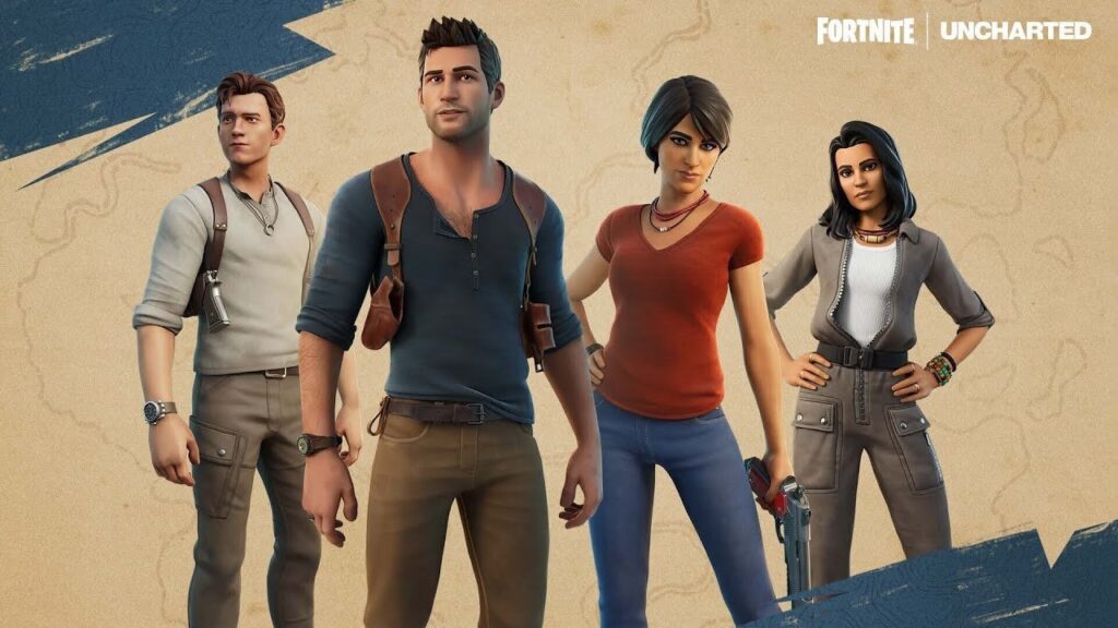 Nathan Drake Fortnite wallpapers