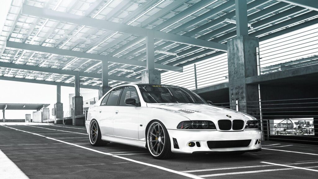 Download Wallpapers bmw m, tuning, white, series, sedan