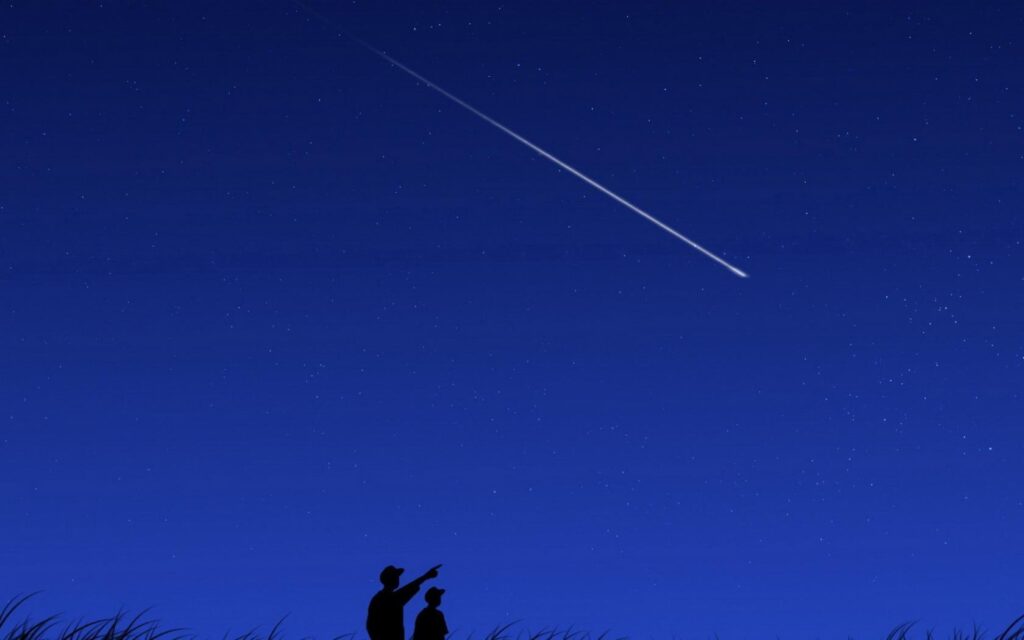 Shooting Star Widescreen 2K Wallpapers Falling Backgrounds For Iphone