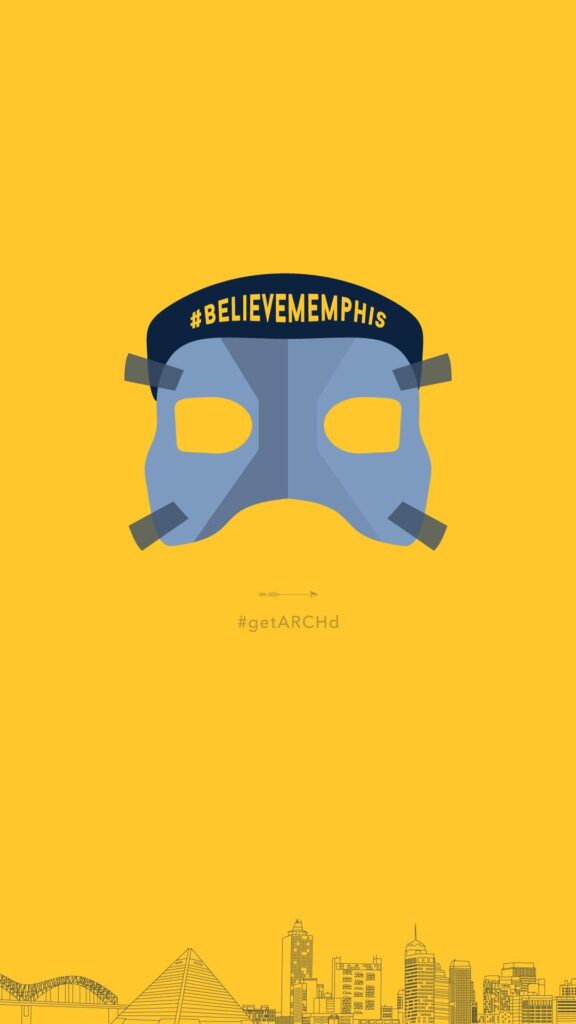 Memphis Grizzlies Mike Conley mask, Believe Memphis, iphone