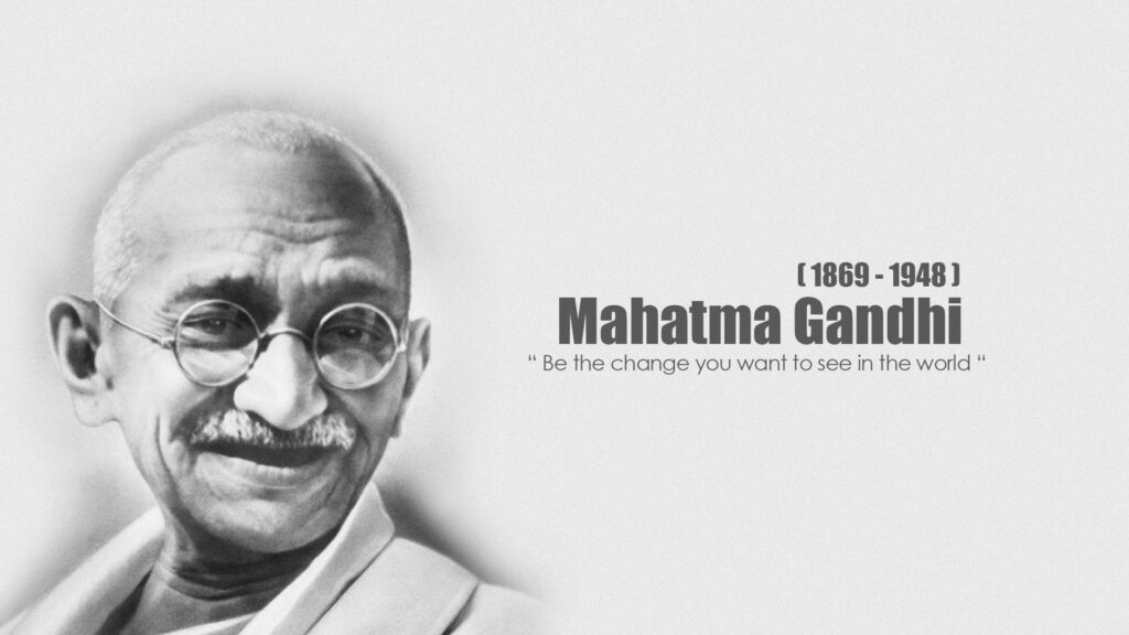 Mahatma Gandhi wide 2K wallpapers and Wallpaper