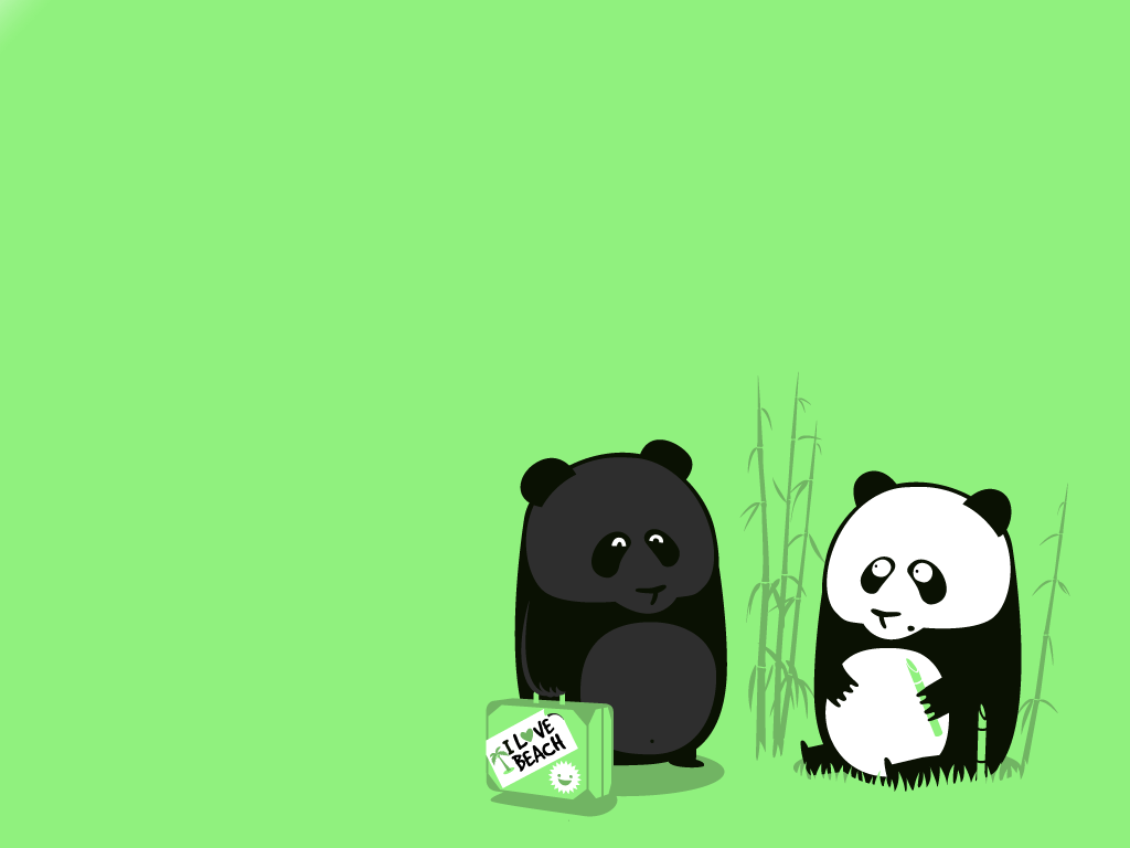 Animals For – Cute Panda Bear Cartoon Wallpapers