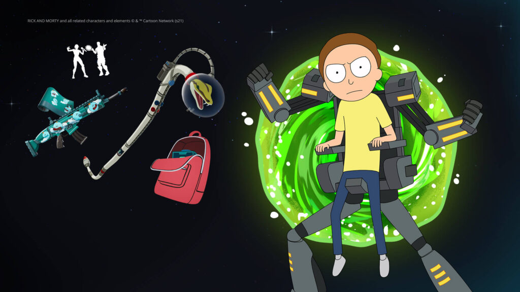 Look at Him Mecha Morty Joins Rick in Fortnite Get Schwifty and More