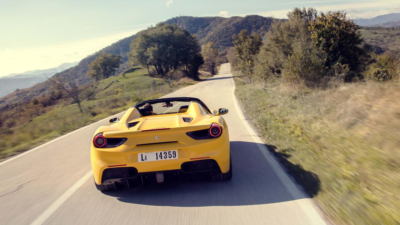 Wallpapers Ferrari Spider in Italy