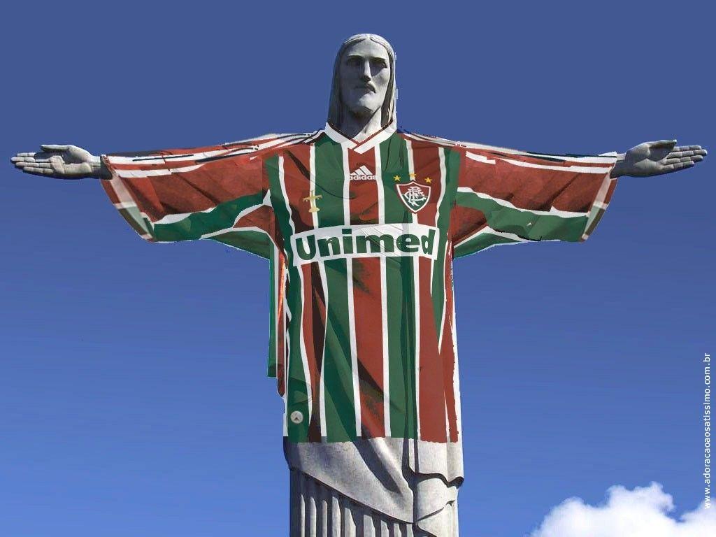 Wallpapers do Cristo Redentor com camisa do Fluminense – Matéria