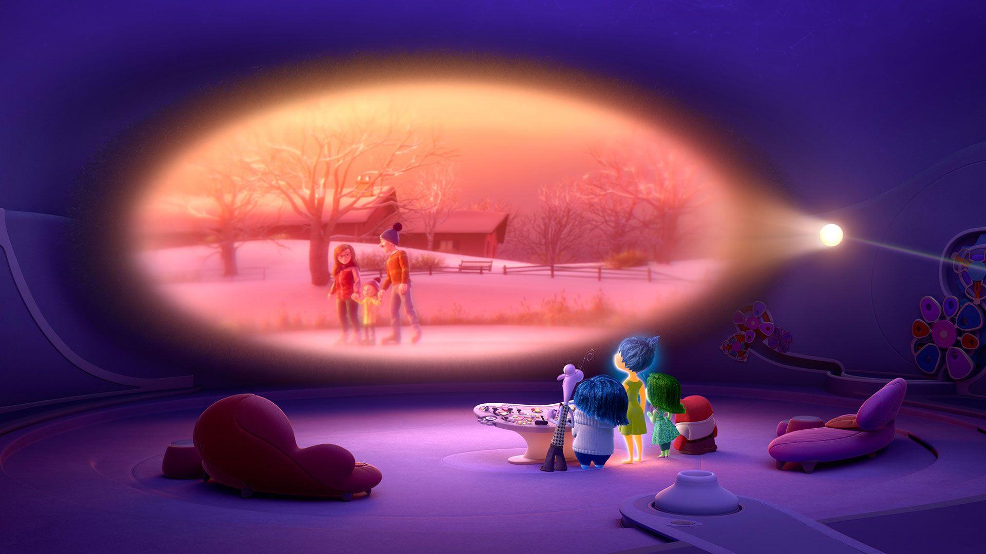 Disney Movie Inside Out Desk 4K Backgrounds & iPhone