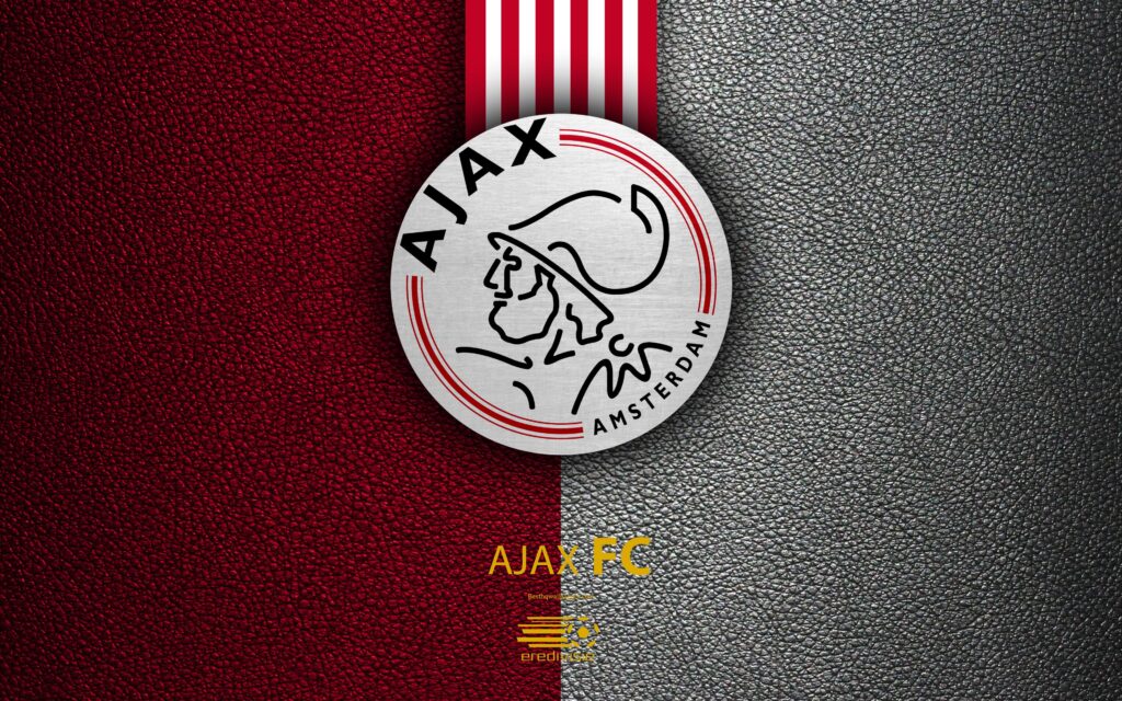 Download wallpapers Ajax FC, K, Dutch football club, leather