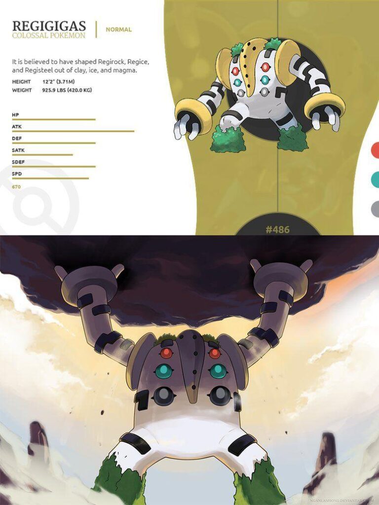 Regigigas Pokemon Db Wallpaper