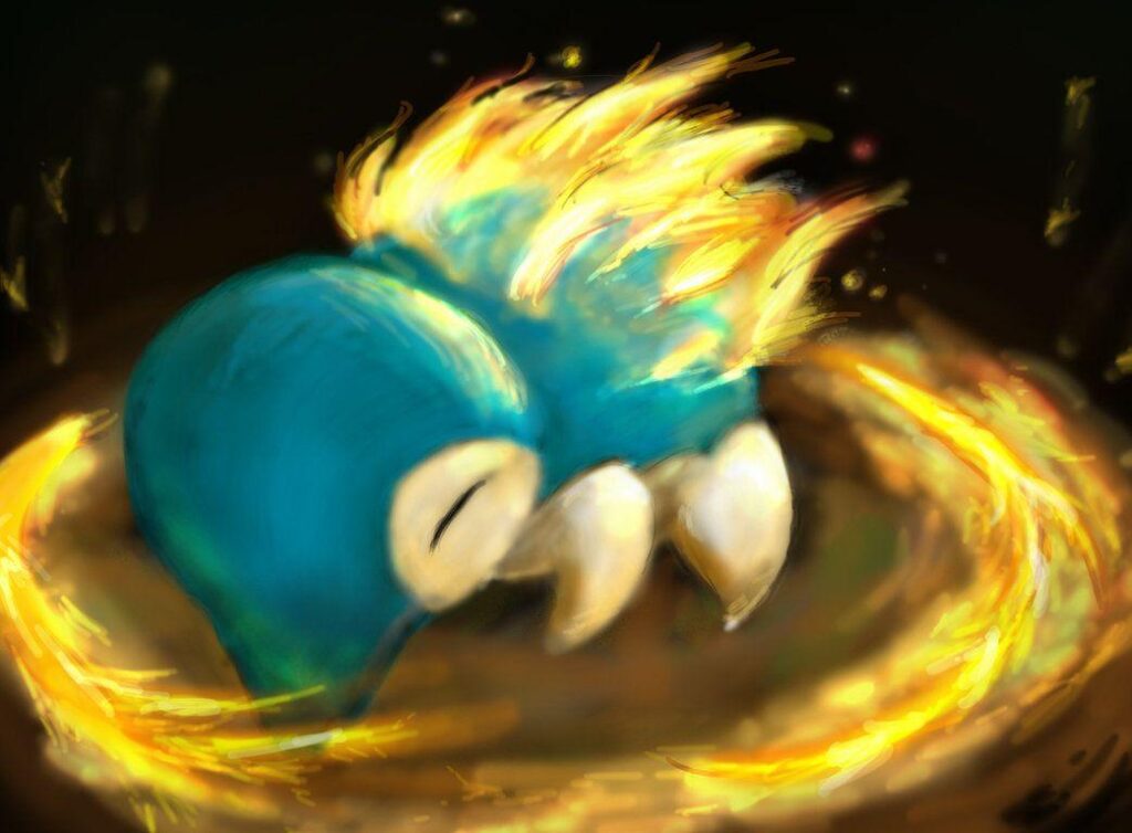 Cyndaquil used Fire Spin by sleepymiguel