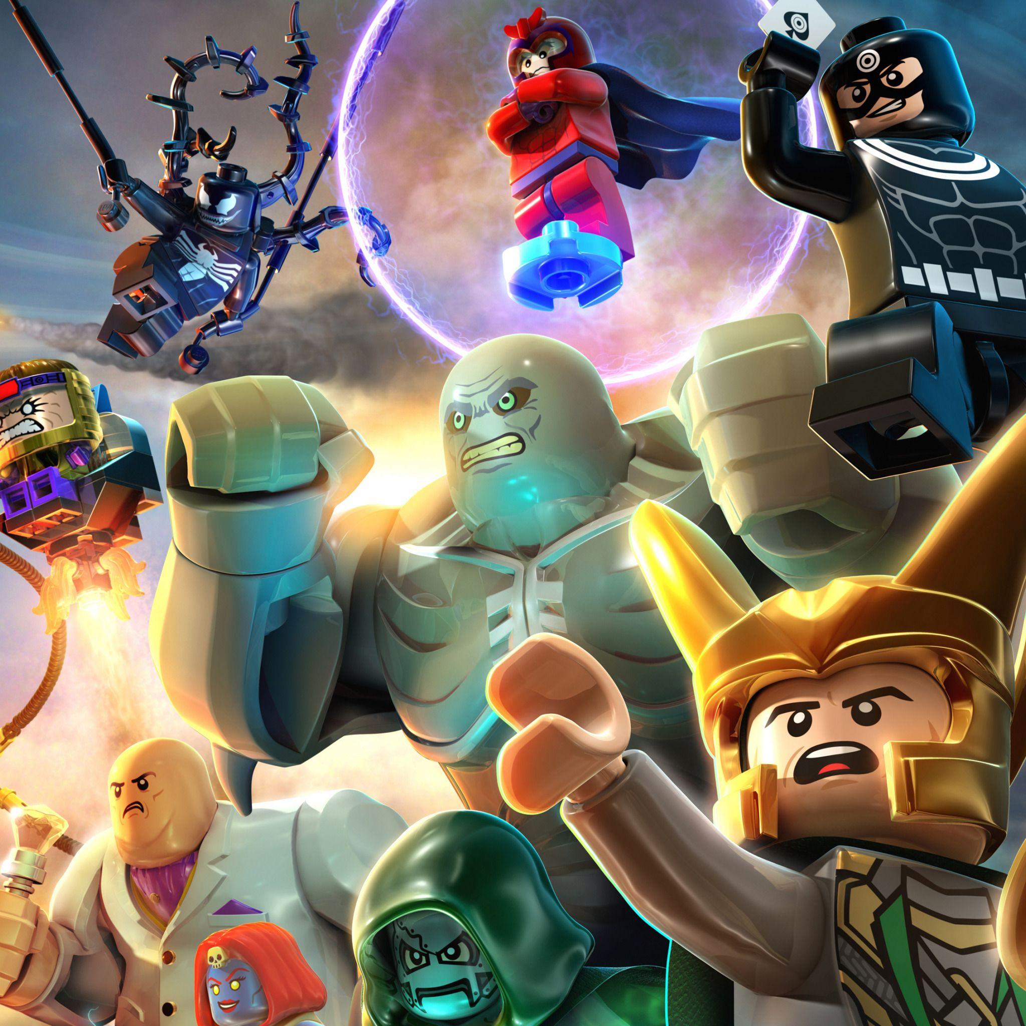 Download wallpapers LEGO Marvel Super Heroes, toys, Mystic, TT Games