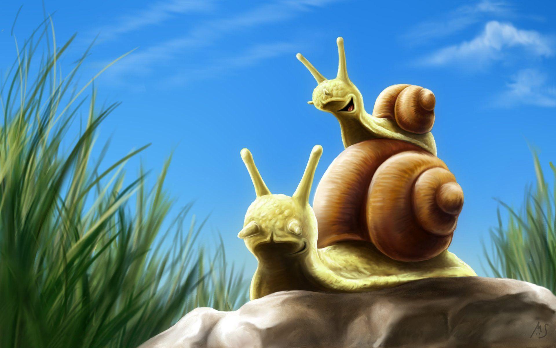 Snails artwork wallpapers High Quality Wallpapers,High