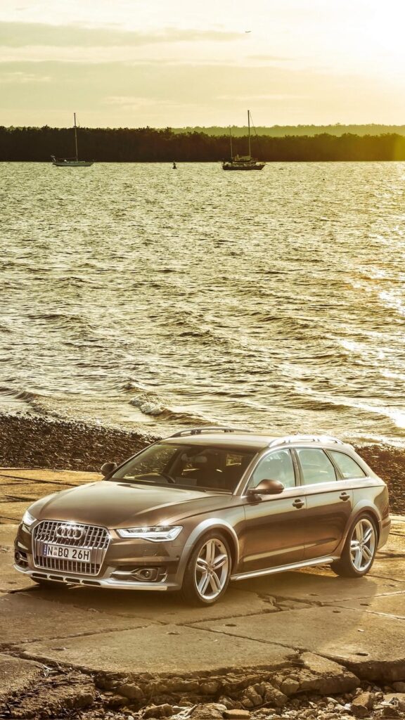Download wallpapers audi, a, allroad, side view iphone |