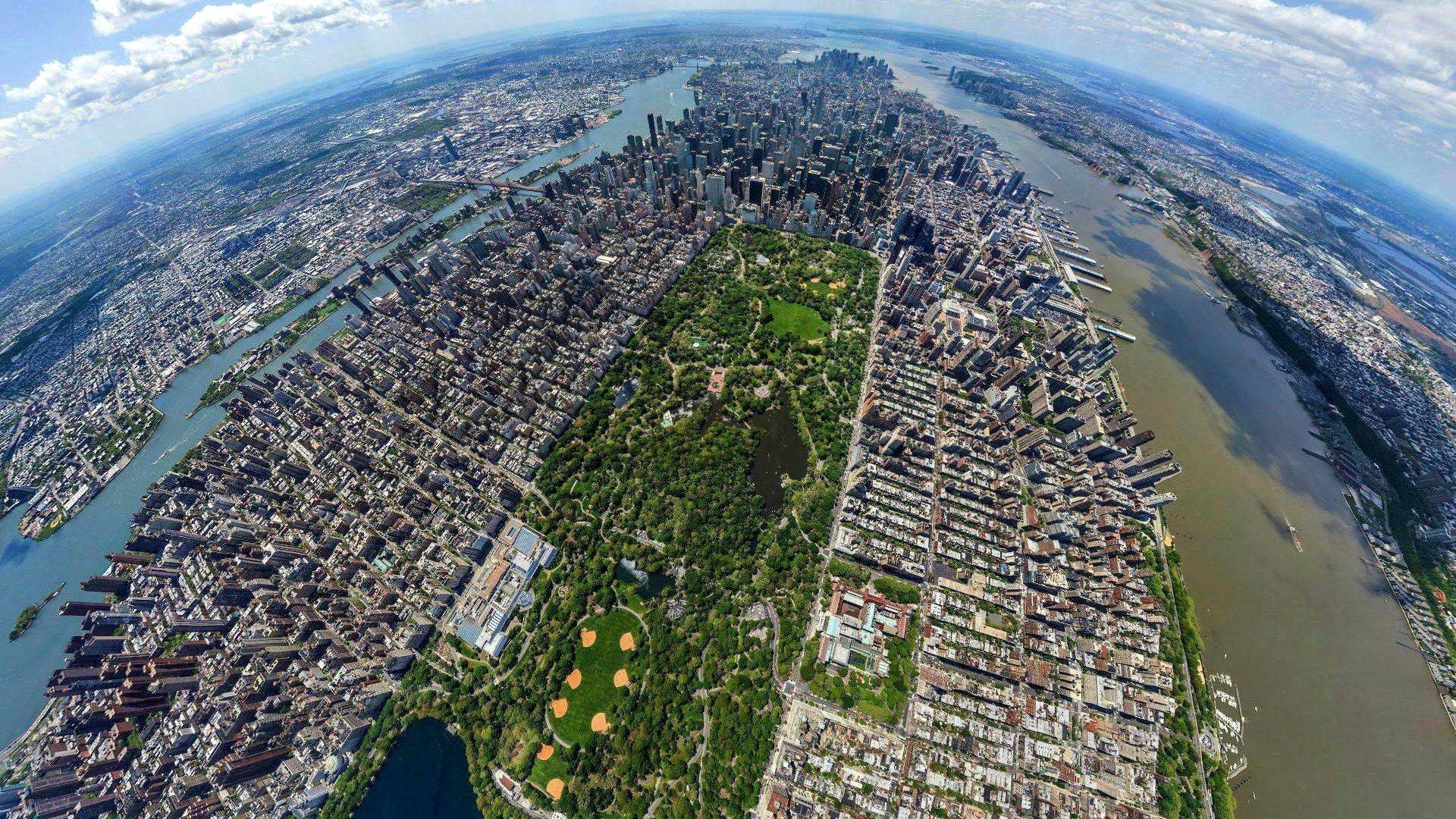 Central Park New York One desk 4K PC and Mac wallpapers