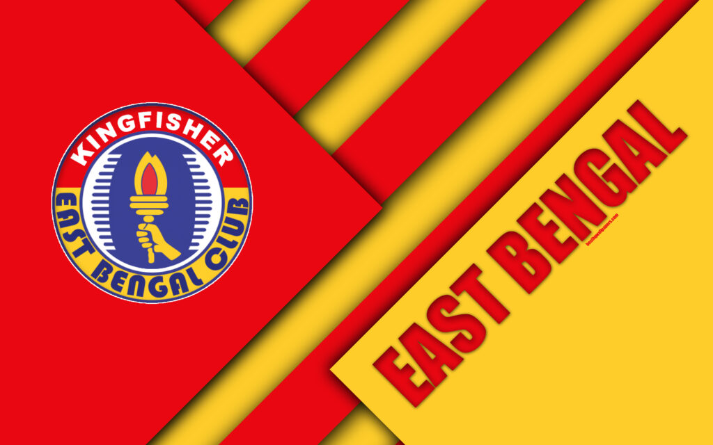 Download wallpapers East Bengal FC, k, Indian football club, red