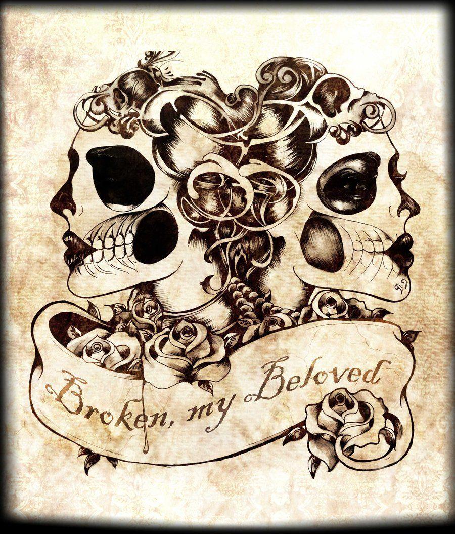 Wallpaper about Day of the Dead Beauties