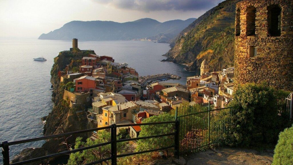 Houses Small Sreet Palermo Beauty Huses Street Italy Stairs