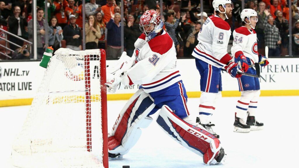 Carey Price loses his cool as Canadiens’ slide hits seven games