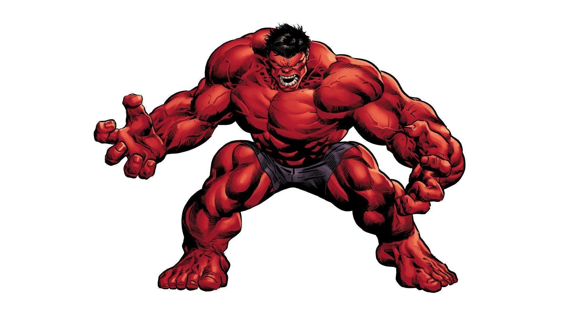 Red hulk Wallpaper with white backgrounds Stock Free Wallpaper