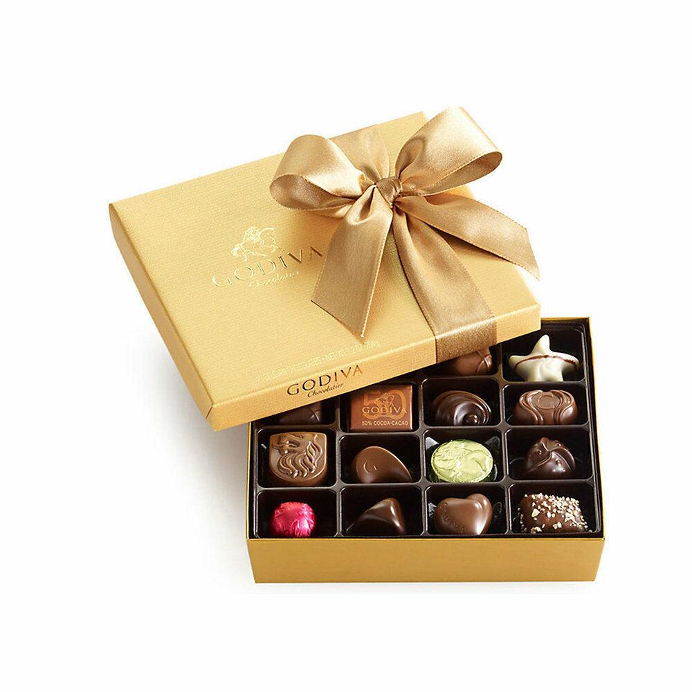 Godiva Chocolatier Classic Gold Ballotin Chocolate, Perfect Hostess