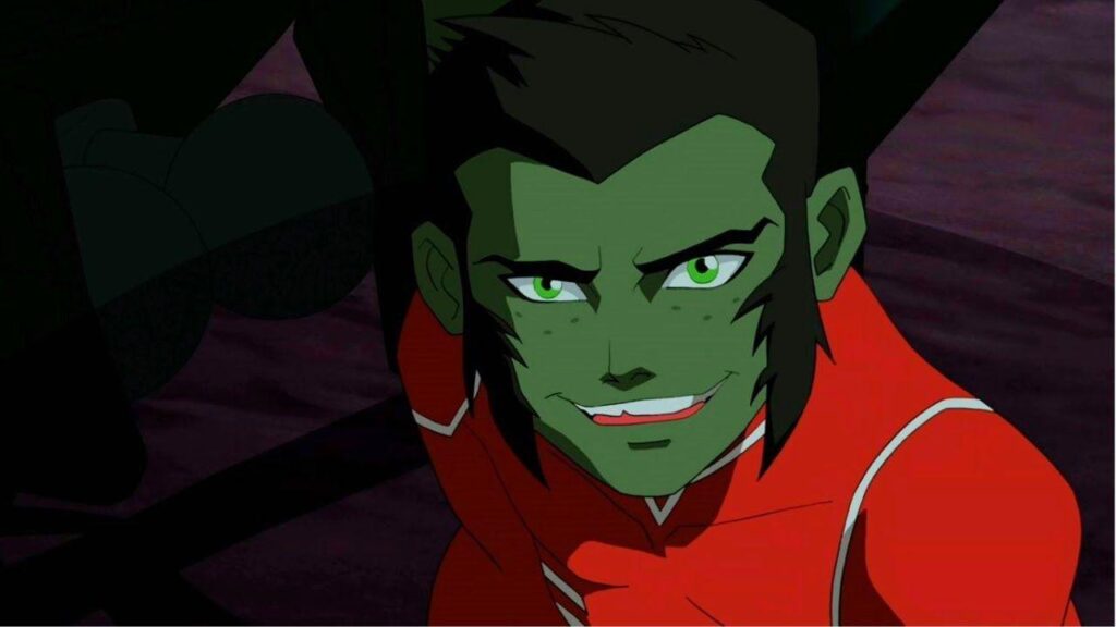 Young Justice Beast Boy Transformations