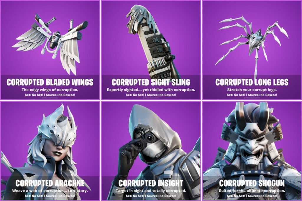 Corrupted Shogun Fortnite wallpapers