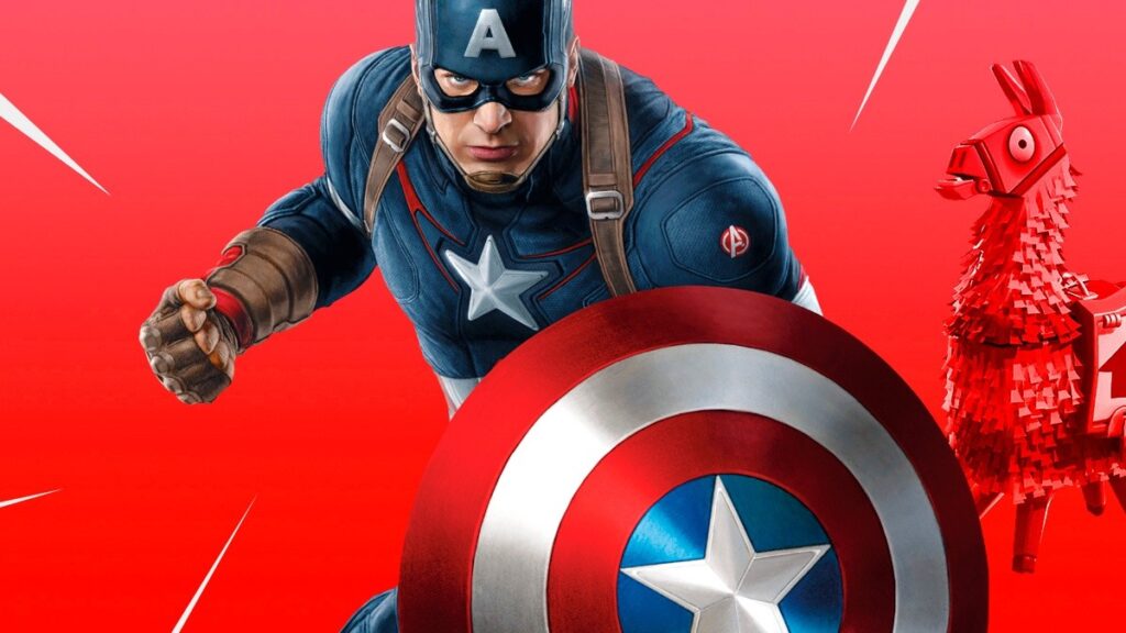 Captain America Fortnite wallpapers