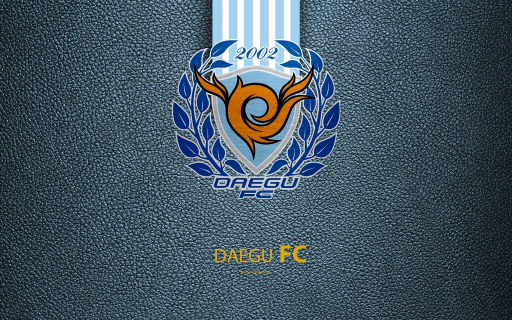 Download wallpapers Daegu FC, k, logo, South Korean football club