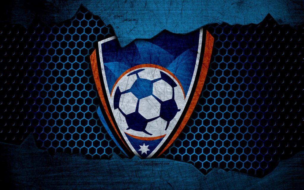 Download wallpapers Sydney FC, k, new logo, A