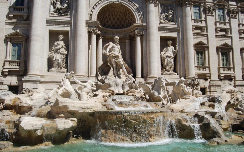 Travel Rome Monument Trevi Fountain 2K Wallpapers K Wallpapers