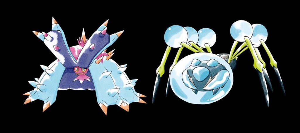 Toxapex|Araquanid Old Sugimori Style by CadmiumRED