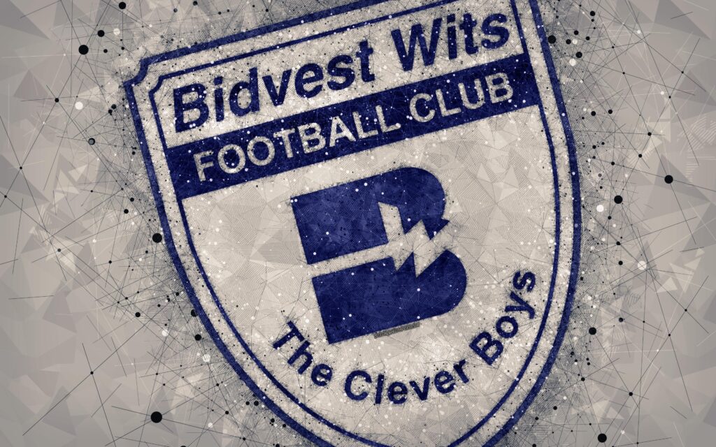Download wallpapers Bidvest Wits FC, k, logo, geometric art, South