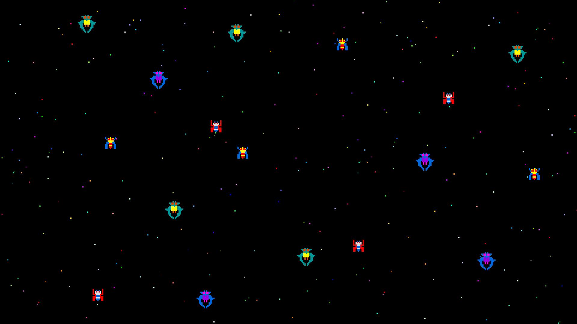 Galaga 2K Wallpapers and Backgrounds Wallpaper