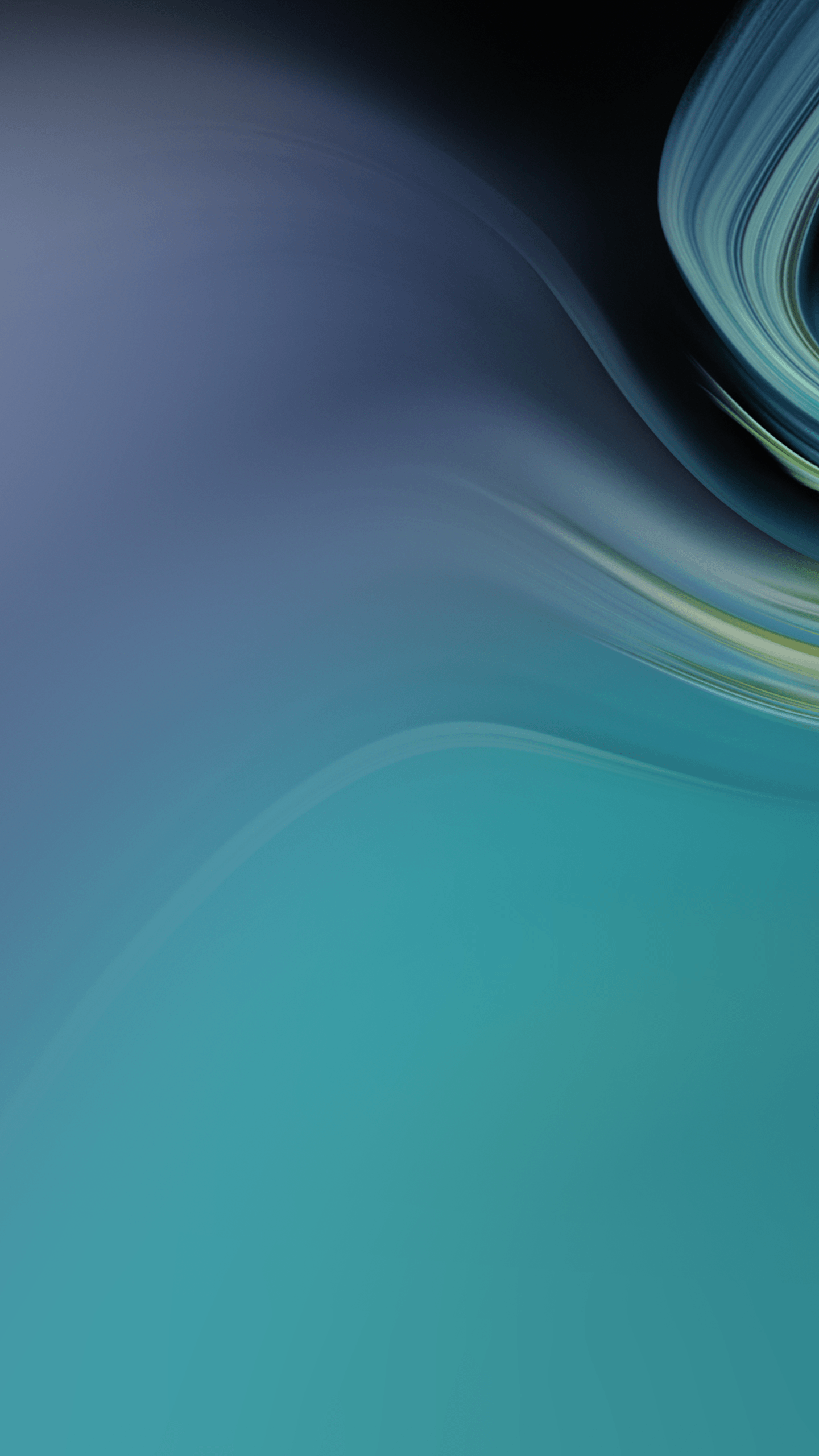 Wallpapers Waves, Gradient, Teal, Turquoise, Samsung Galaxy Tab S