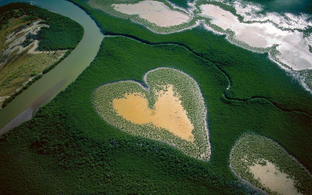 Heart in Voh, New Caledonia French Territory widescreen wallpapers