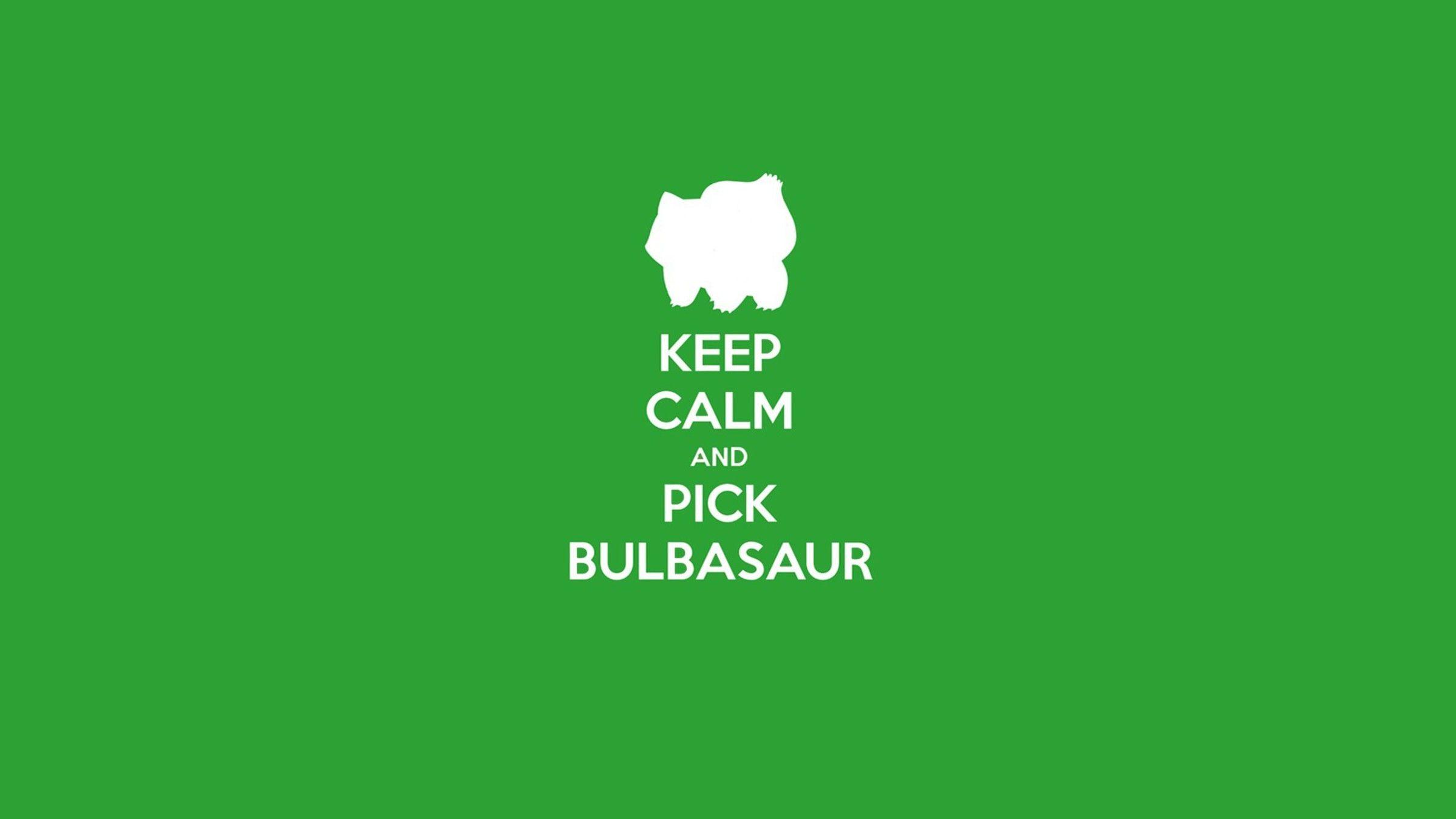 Pokemon video games bulbasaur keep calm and wallpapers